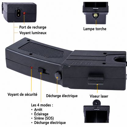 TAZER DE SECURTIE 2en1™